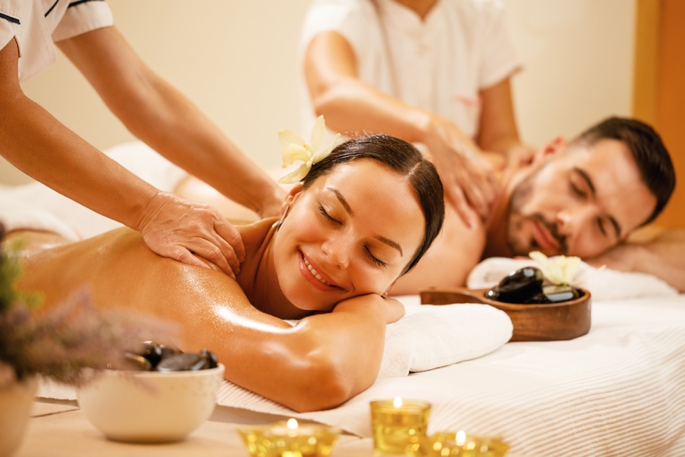 Couple Having Massage